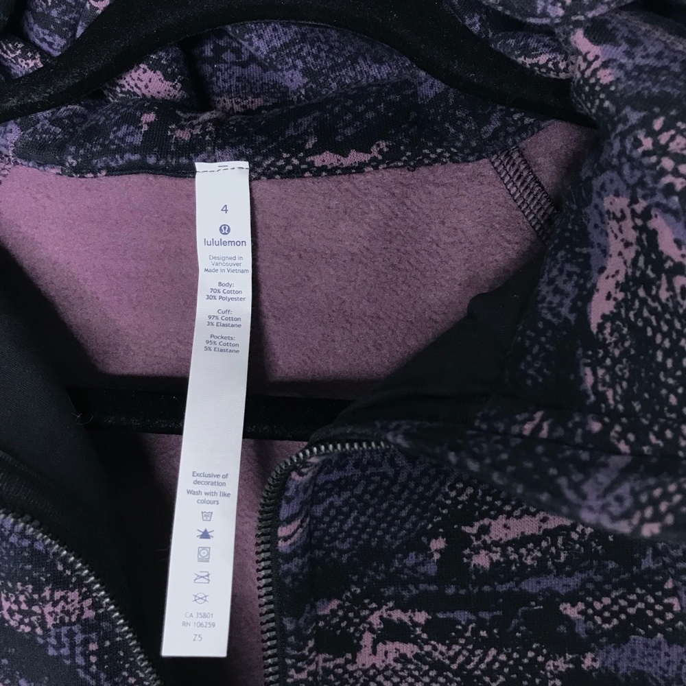 Lululemon Scuba Hoodie IV Rip Wave Purple Thunder - Picture 3 of 8